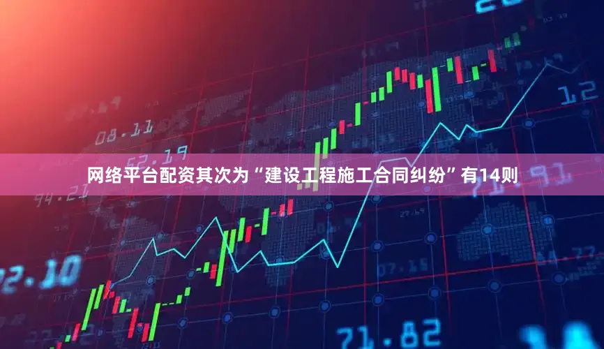网络平台配资其次为“建设工程施工合同纠纷”有14则